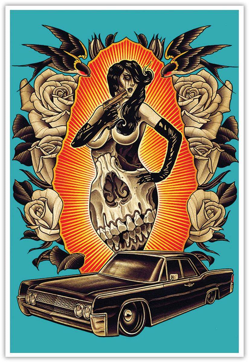 Tyler Bredeweg Fatale 12 x 18 Art Print - Tyler Bredeweg - Flyclothing LLC