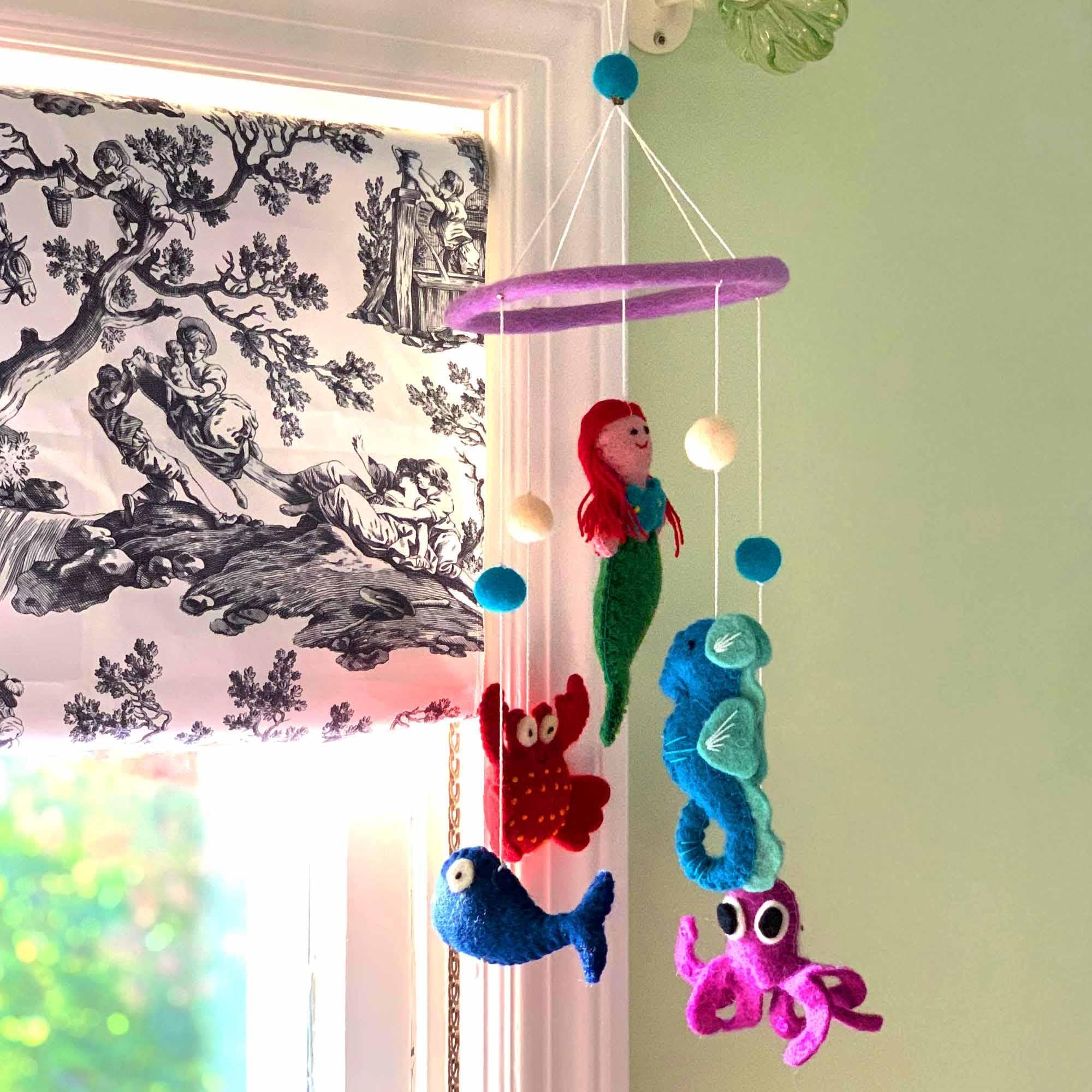 Felt Mermaid Mobile - Global Groove - Global Groove