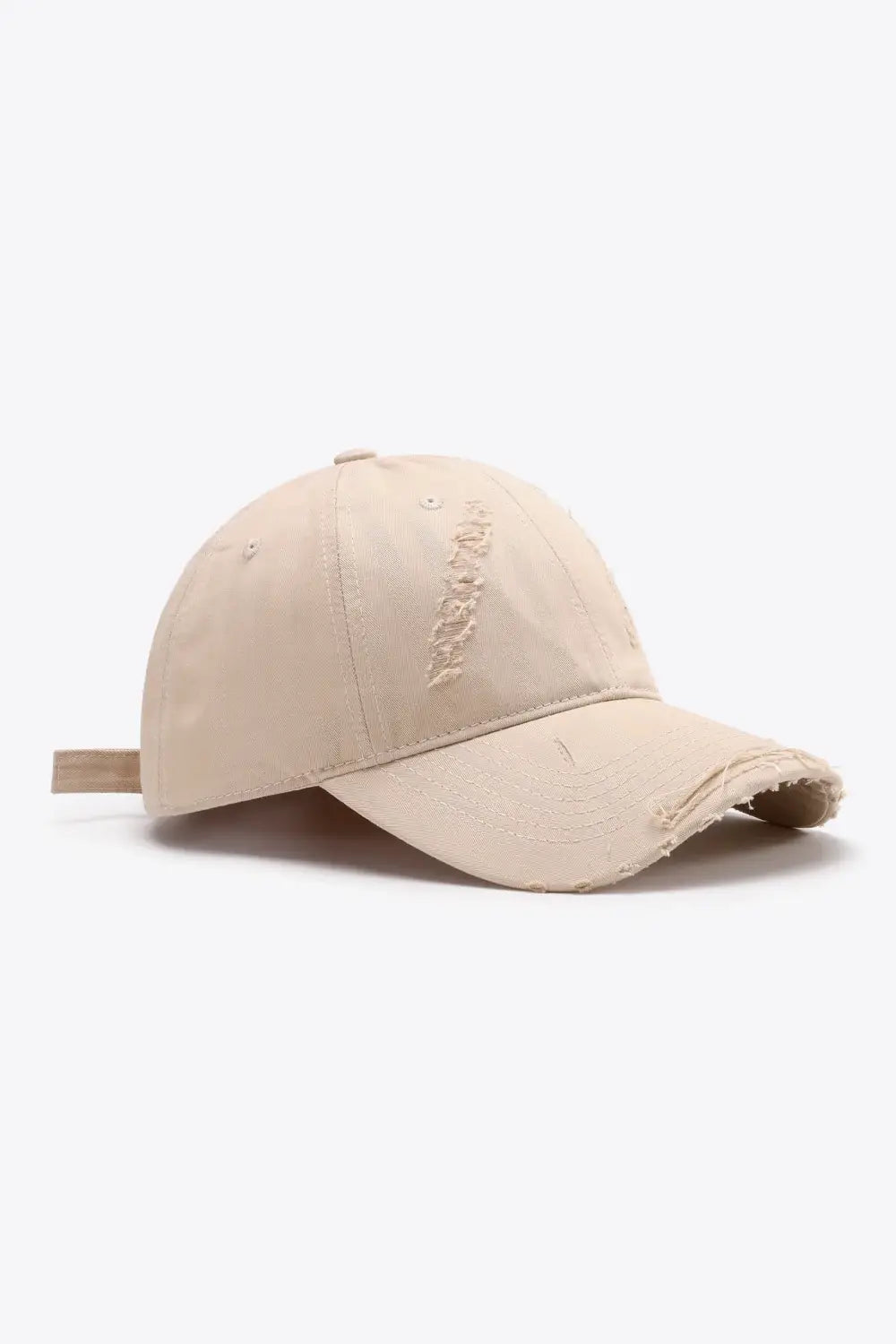 Distressed Adjustable Baseball Cap - Trendsi - Flyclothing LLC
