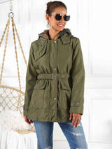 Full Size Hooded Jacket with Detachable Liner (Three-Way Wear) - Trendsi - Flyclothing LLC