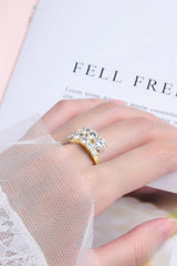 Moissanite 925 Sterling Silver Ring - Trendsi - Flyclothing LLC