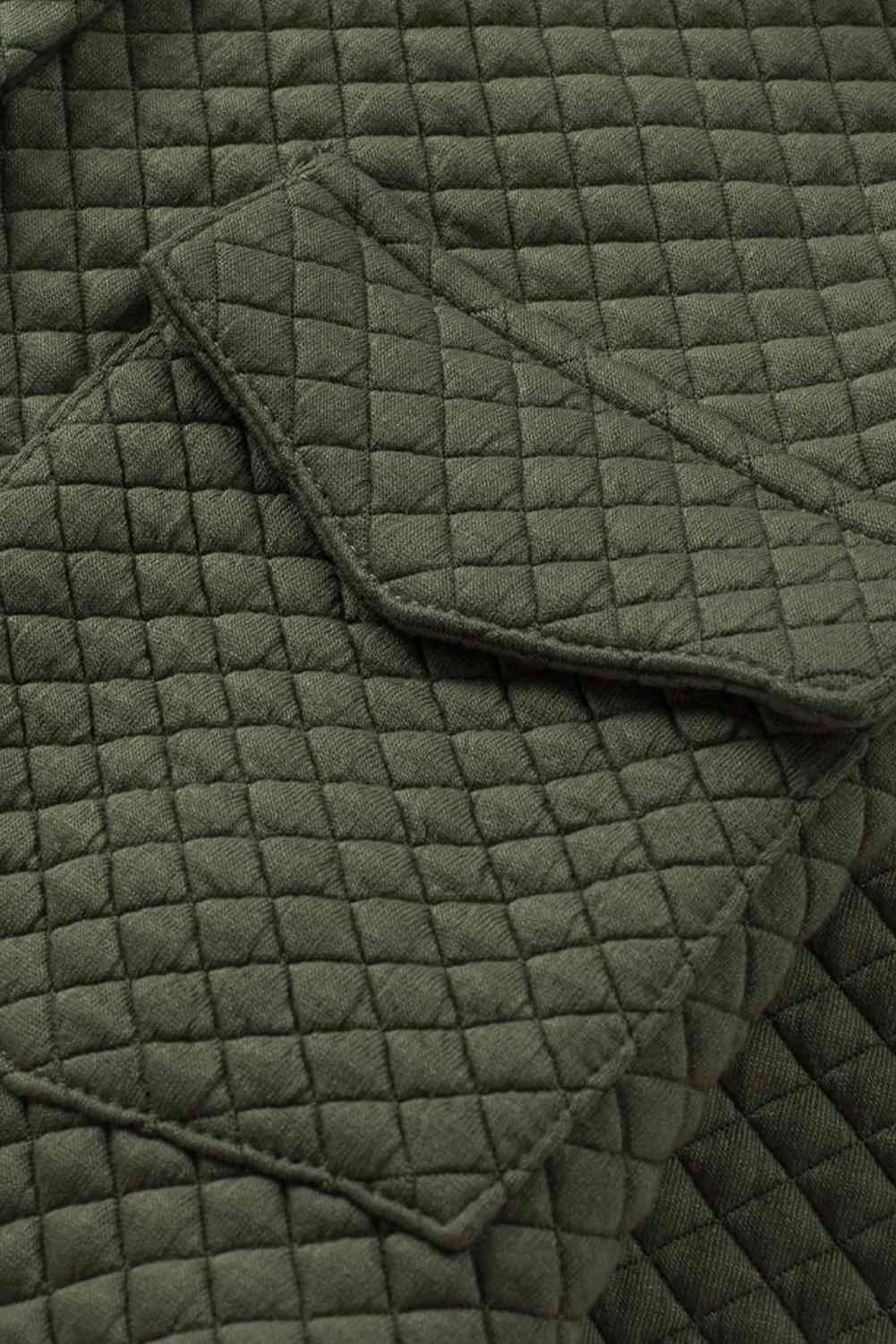 Button Down Collared Jacket - Trendsi - Flyclothing LLC