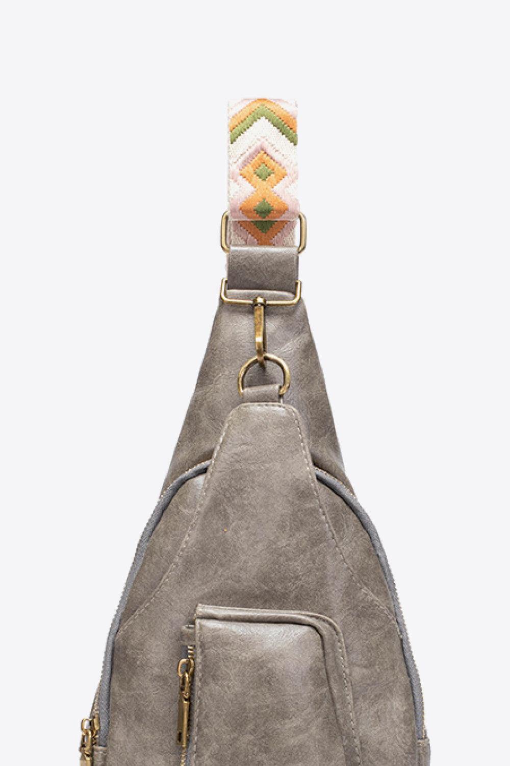 All The Feels PU Leather Sling Bag - Trendsi