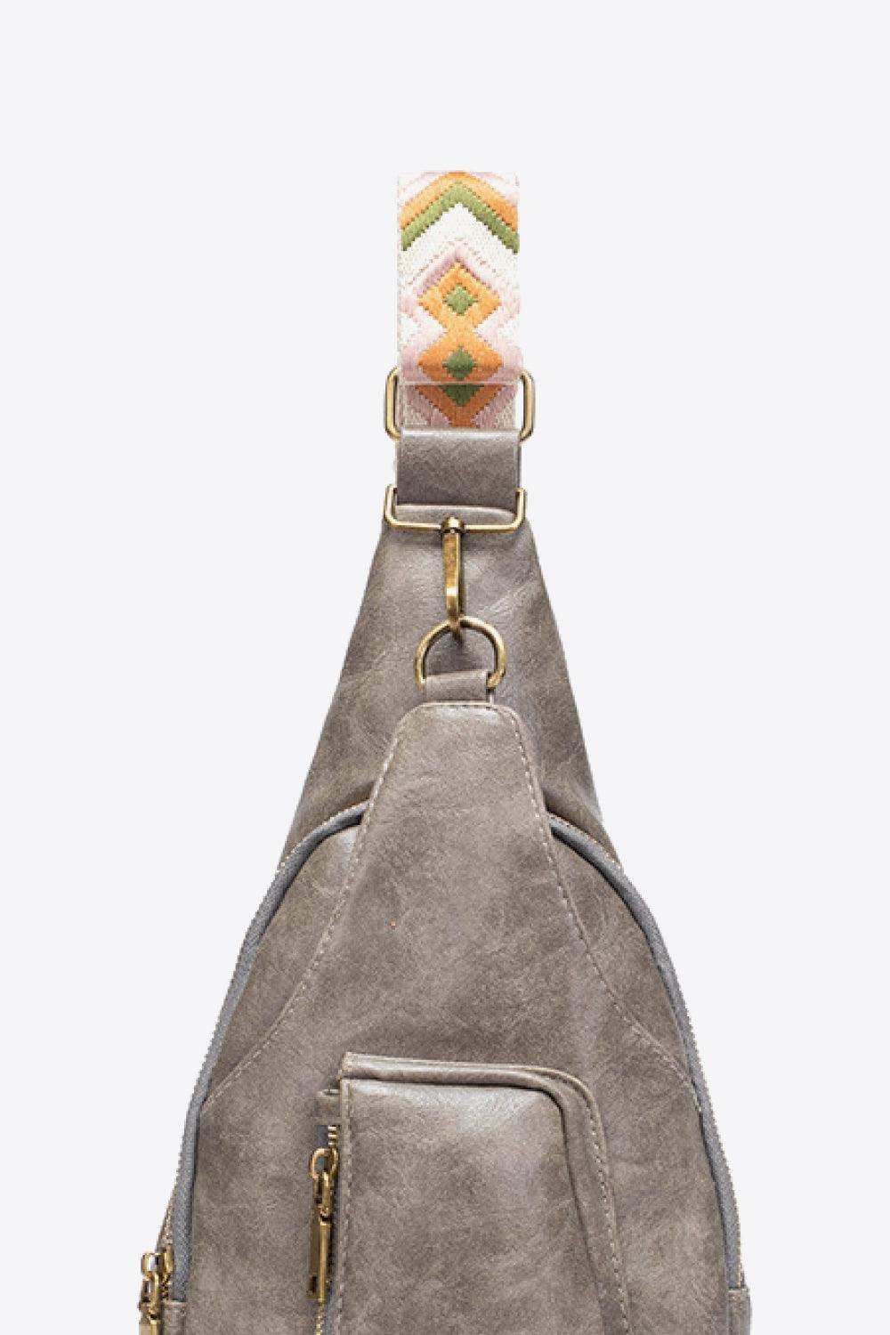 All The Feels PU Leather Sling Bag - Trendsi - Flyclothing LLC