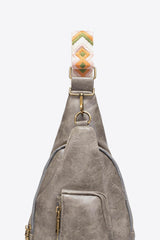 All The Feels PU Leather Sling Bag - Trendsi