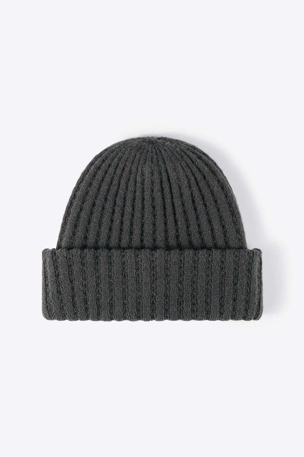 Wide Rib Beanie - Trendsi - Flyclothing LLC