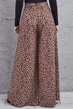 Animal Print High-Rise Culottes - Trendsi