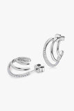 Moissanite 925 Sterling Silver Earrings - Trendsi