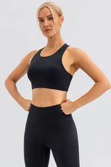 Round Neck Active Tank - Trendsi - Flyclothing LLC