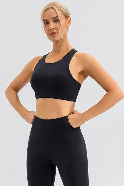 Round Neck Active Tank - Trendsi - Flyclothing LLC