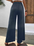 Full Size High Waist Wide Leg Pants - Trendsi - Flyclothing LLC