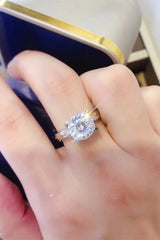 2 Carat Moissanite 925 Sterling Silver Ring - Trendsi - Flyclothing LLC