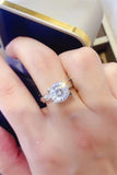 2 Carat Moissanite 925 Sterling Silver Ring - Trendsi