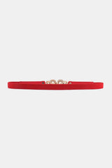 Zinc Alloy Buckle PU Leather Belt - Trendsi - Flyclothing LLC