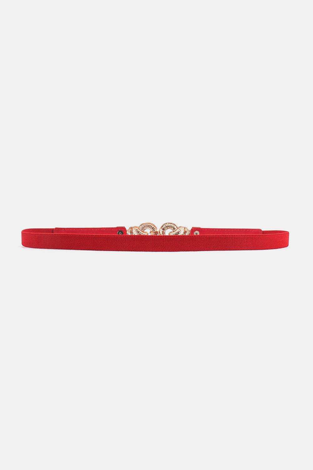 Zinc Alloy Buckle PU Leather Belt - Trendsi - Flyclothing LLC