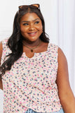 Heimish Full Size Surprise Party Printed Sleeveless Top - Trendsi - Flyclothing LLC