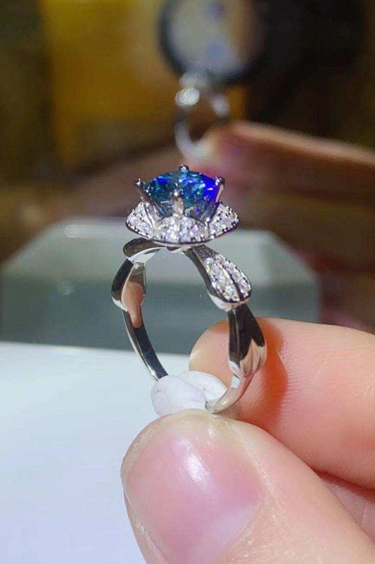 Better Love Next Time 1 Carat Moissanite Ring - Trendsi - Flyclothing LLC