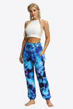 Tie-Dye Smocked Joggers - Flyclothing LLC