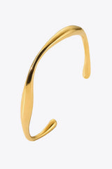 Stainless Steel Open Bracelet - Trendsi - Flyclothing LLC