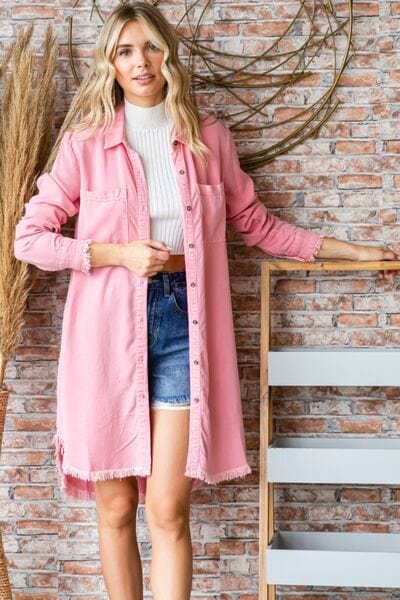 Veveret Button-Up Shirt Dress - Flyclothing LLC