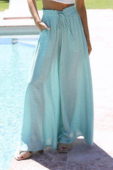 Tied Wide Leg Pants - Trendsi