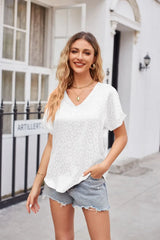 Leopard Print Curved Hem Satin Top - Trendsi - Flyclothing LLC