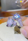 2 Carat Moissanite Adjustable Animal Ring - Trendsi
