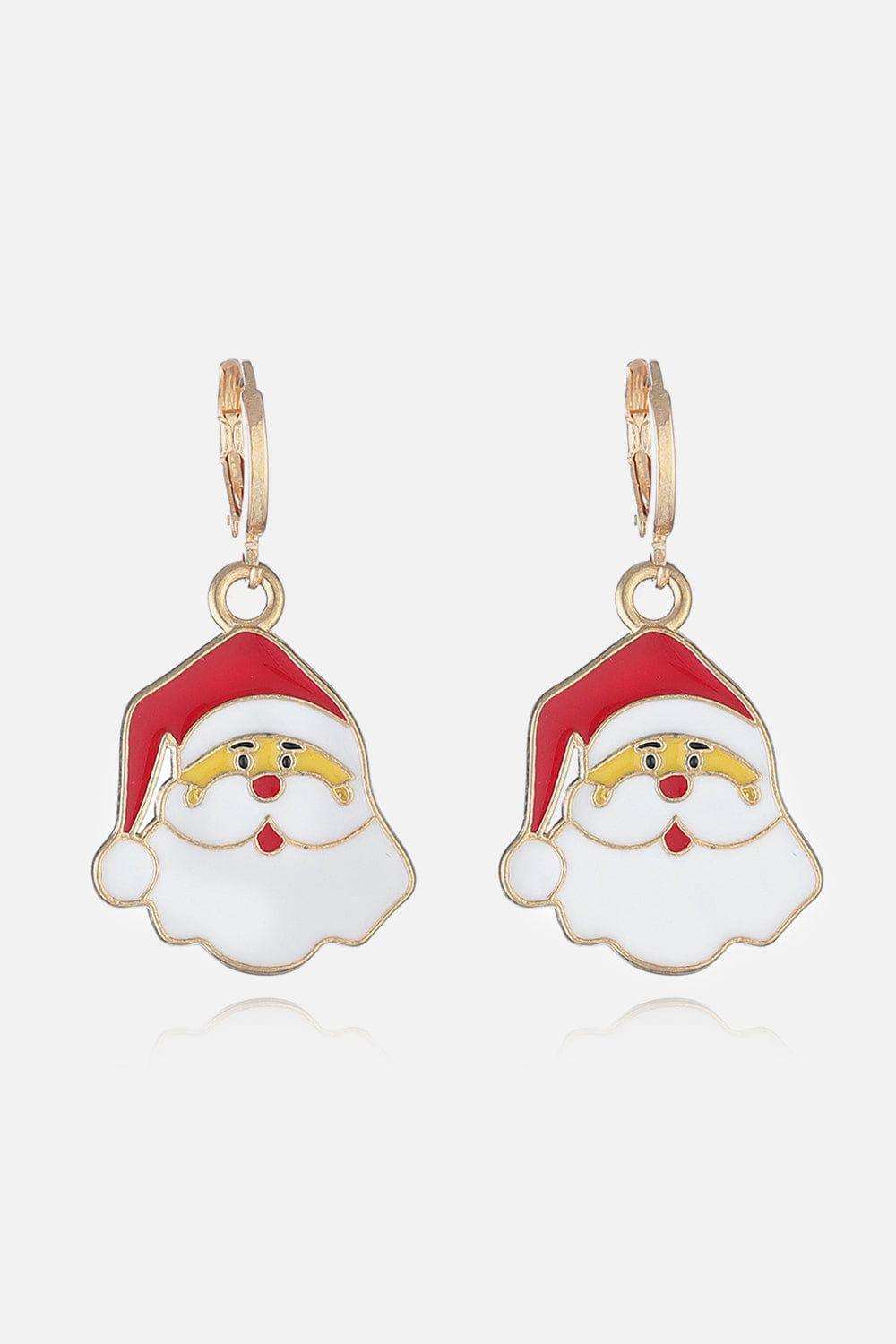 Christmas Theme Alloy Earrings - Trendsi - Flyclothing LLC