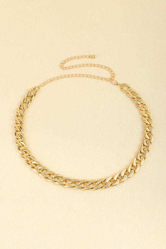 Adjustable Curb Chain Belt - Trendsi - Flyclothing LLC