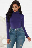 Turtleneck Long Sleeve Bodysuit - Trendsi - Flyclothing LLC