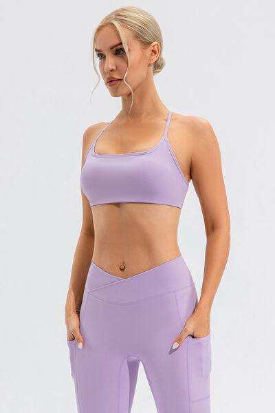 Crisscross Spaghetti Strap Active Cami - Trendsi - Flyclothing LLC