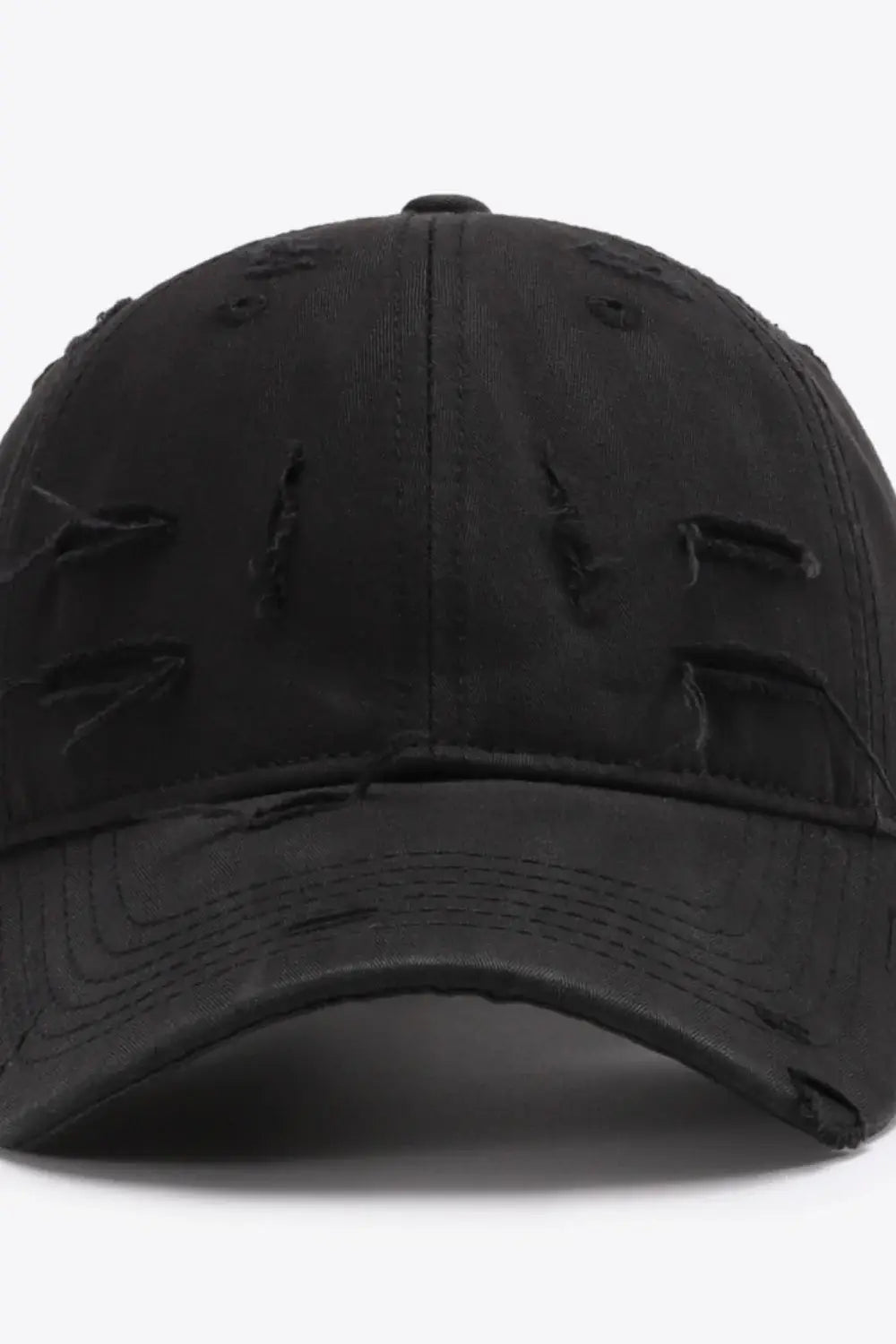 Distressed Adjustable Baseball Cap - Trendsi - Flyclothing LLC