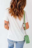 NASHVILLE TENNESSEE Cuffed Tee Shirt - Trendsi