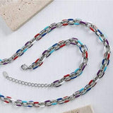 18K Gold-Plated Titanium Steel Necklace - Trendsi - Flyclothing LLC