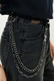 Treasure Point Shape Double Layer Alloy Belt - Trendsi - Flyclothing LLC