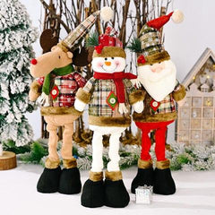 Christmas Telescopic Leg Doll - Trendsi