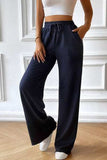 Drawstring Wide Leg Pants with Pocketed - Trendsi - Flyclothing LLC