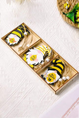 3-Pack Bee Wood Gnome Ornaments - Trendsi - Flyclothing LLC