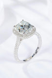 6 Carat Moissanite Halo Ring - Trendsi
