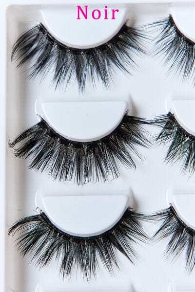 SO PINK BEAUTY Faux Mink Eyelashes 5 Pairs - Trendsi - Flyclothing LLC
