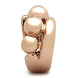 Alamode IP Rose Gold(Ion Plating) Brass Ring with No Stone - Alamode - Flyclothing LLC