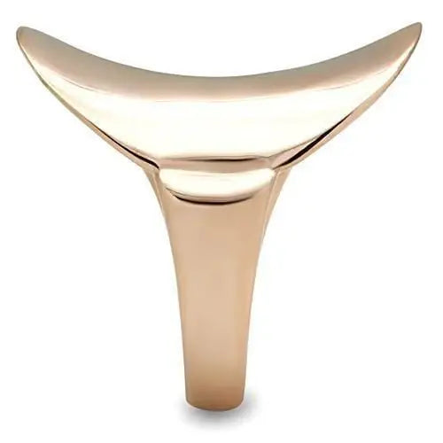 Alamode IP Rose Gold(Ion Plating) Brass Ring with No Stone - Alamode - Flyclothing LLC