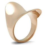 Alamode IP Rose Gold(Ion Plating) Brass Ring with No Stone - Alamode - Flyclothing LLC