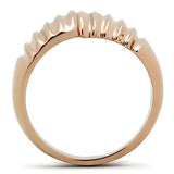 Alamode IP Rose Gold(Ion Plating) Brass Ring with No Stone - Alamode - Flyclothing LLC