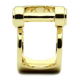 Alamode IP Gold(Ion Plating) Brass Ring with No Stone - Alamode - Flyclothing LLC