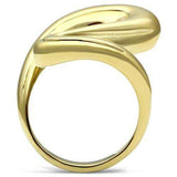 Alamode IP Gold(Ion Plating) Brass Ring with No Stone - Alamode - Flyclothing LLC