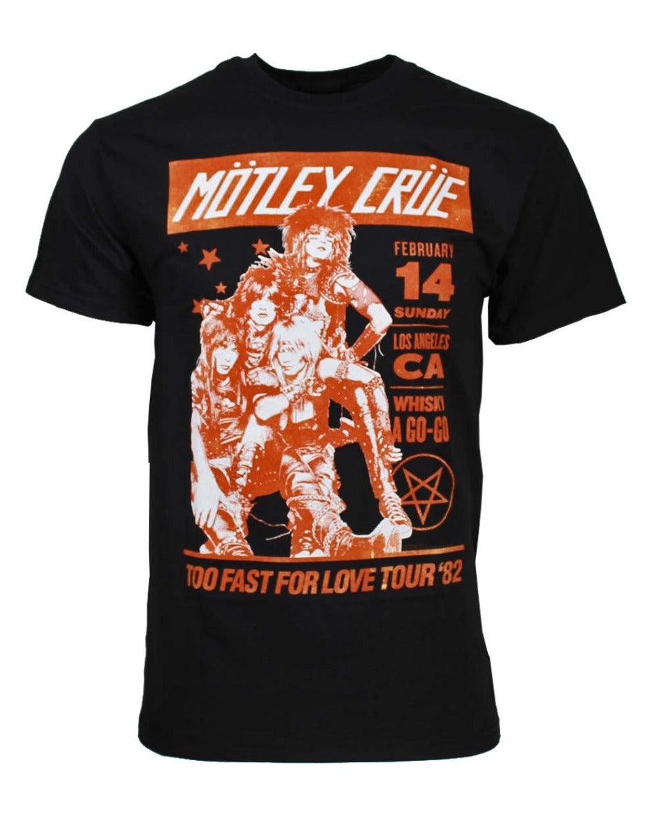 Motley Crue Vintage-Inspired Whiskey A Go Go T-Shirt - Flyclothing LLC