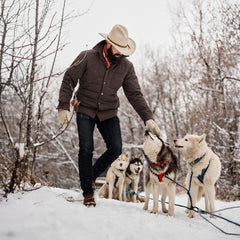 Stetson Grey Down Jacket - Flyclothing LLC