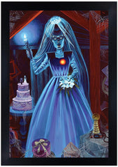 Bob Lizarraga Haunted Mansion Bride 12 x 18 Art Print - Flyclothing LLC