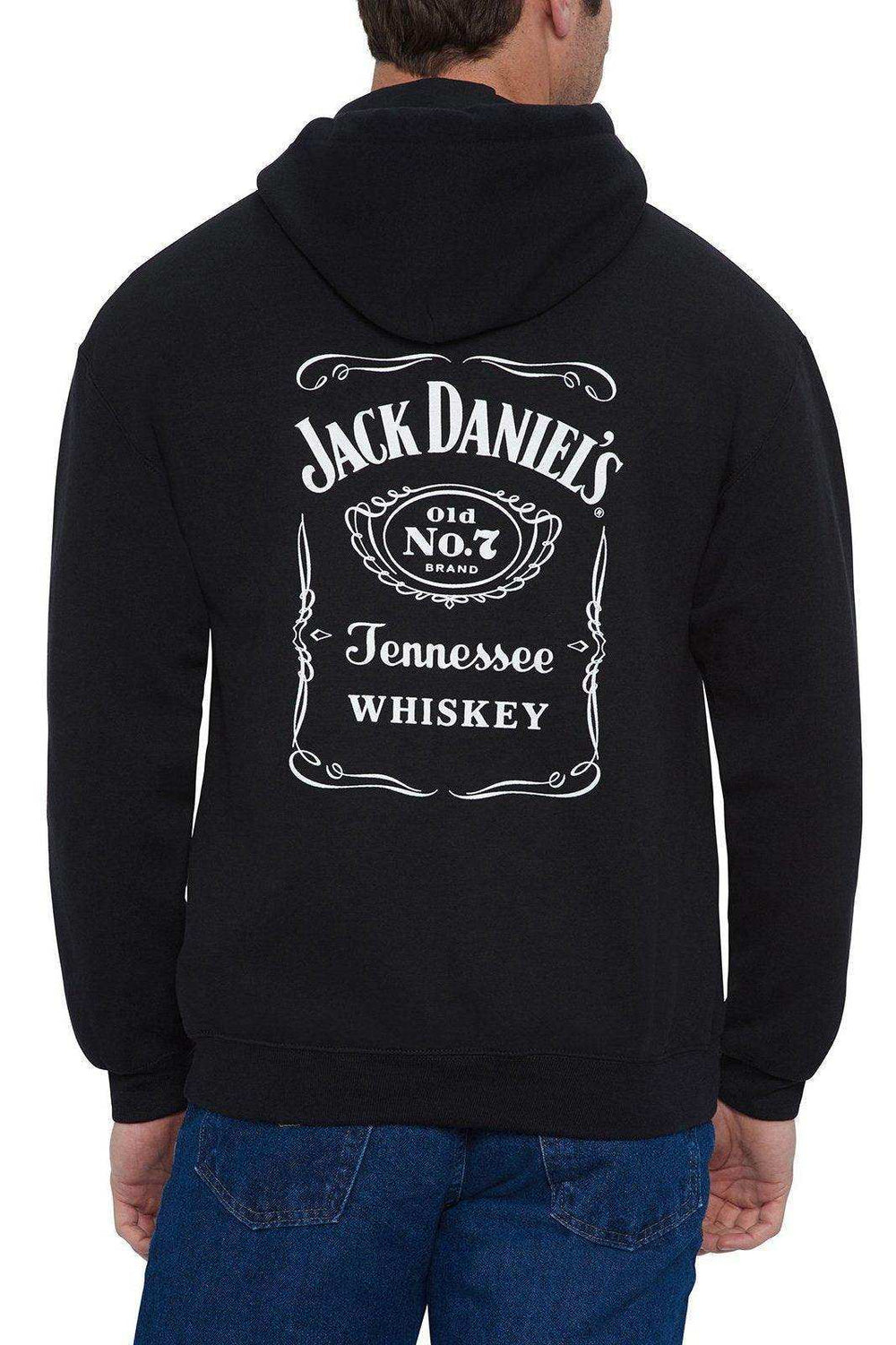 Jack Daniel's Label Mens Hoodie - Jack Daniels Clothing - Flyclothing LLC